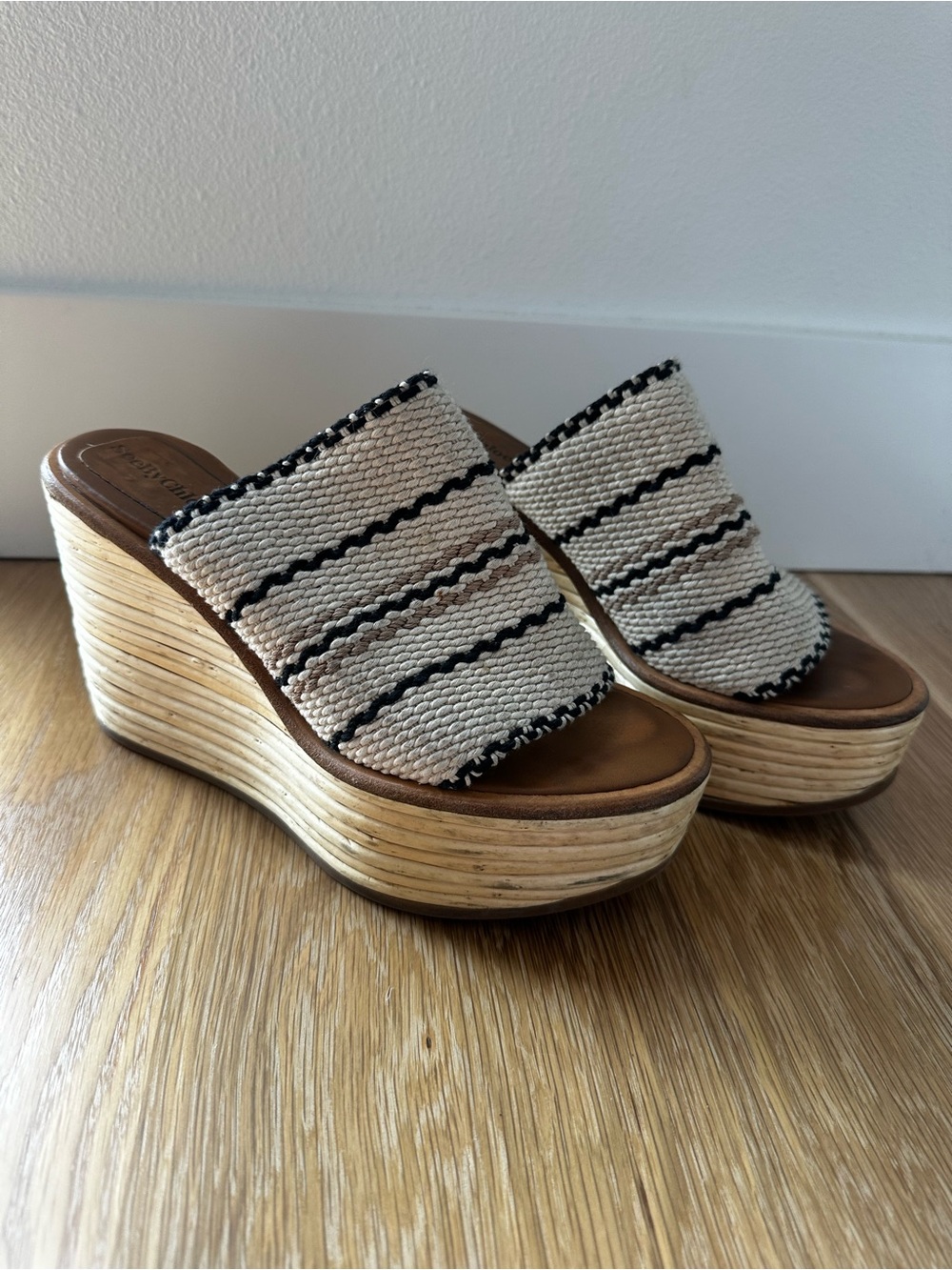 See by Chloé platform wedge sandal